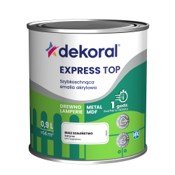 Akrylux plus emal. do dzieła białe szal 0,9 L